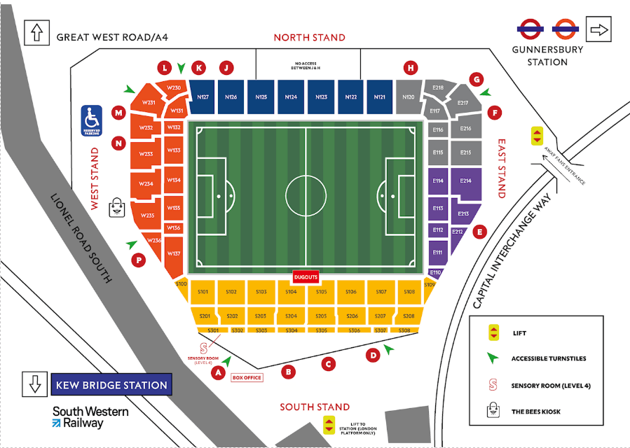 Mapa de asientos